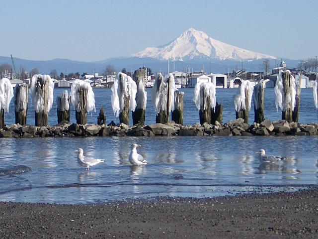 Mount Hood in Winter